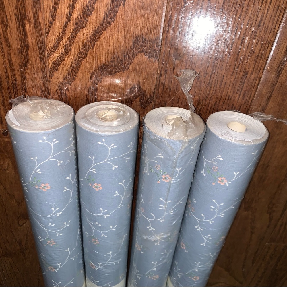 Vintage Birge Wallpaper Lot of 4 double rolls - Picture 5 of 9